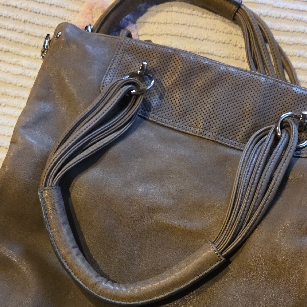 Alexander Wang Grey Leather Shoulder Bag - Picture 9 of 9